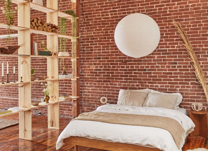 Los Angeles With 12Foot High Open Bookshelf Divider Apartment Therapy